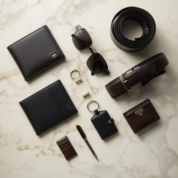 Collection of wallets, including stylish designs for men and women.
