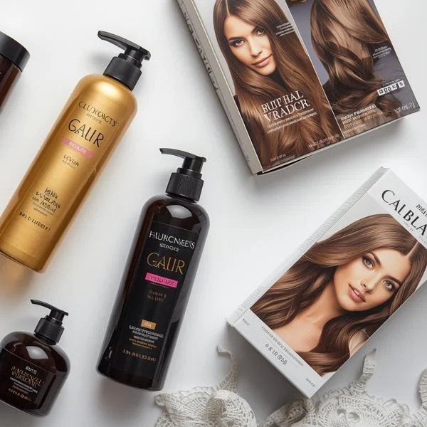 Haircare product designed to nourish, protect, and add shine to hair.