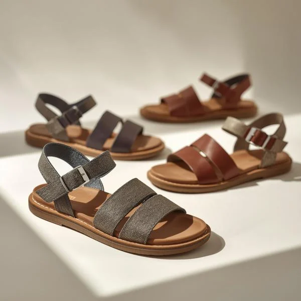 Pair of stylish sandals, perfect for casual and everyday wear.