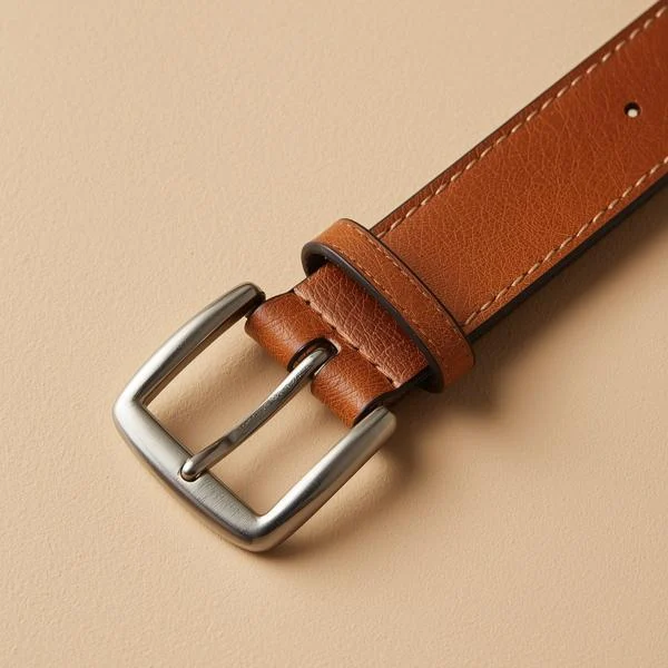 Stylish leather belt, perfect for everyday wear and fashion.