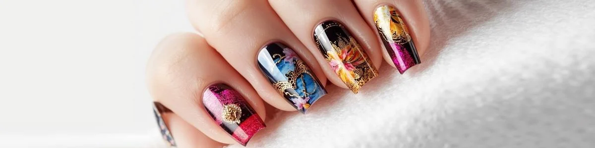 Nail design showcasing a trendy and stylish look