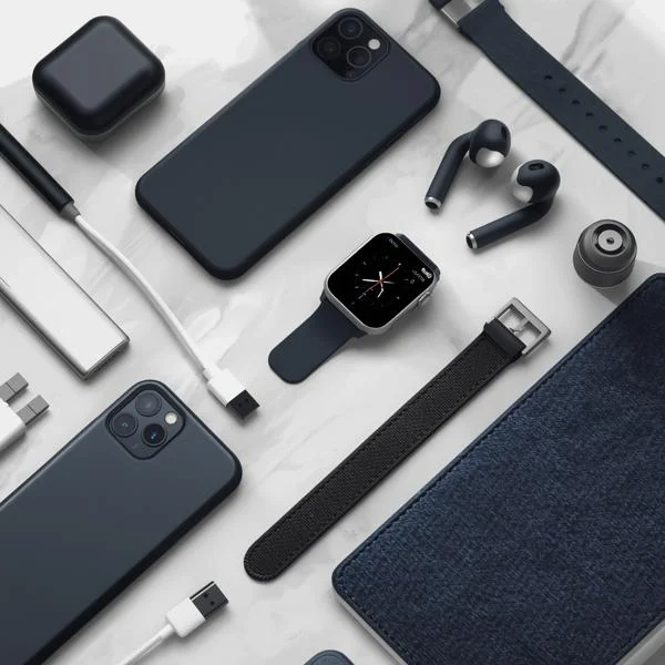 Collection of essential tech accessories for everyday use.